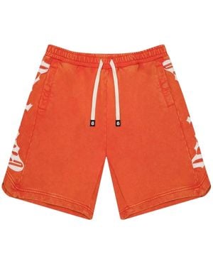 GODSPEED NEW YORK Courtside Shorts Wash" Gs364" - Red