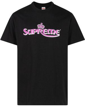 Supreme Crown T-Shirt Su100128" - Black