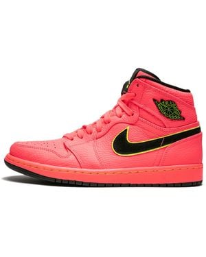 Nike Air 1 Retro Prem Mns "Hot Punch" Aq9131 600" - Red