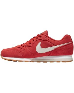 Nike Mid Runner 2 Suede "Cinnabar Light Bone - Red