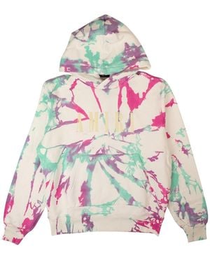 Amiri Core Logo Tie Dye Hoodie "Multicolored" Amr-Xhds-0087" - Black