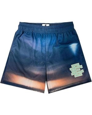 Eric Emanuel Ee Basic Shorts "Straw On A Mirror Aryo Toh Djojo" Ee785" - Blue