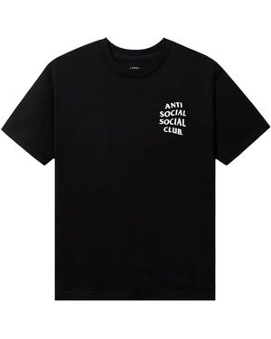 ANTI SOCIAL SOCIAL CLUB Mind Games T-Shirt Assc23Maj2Ss08" - Black