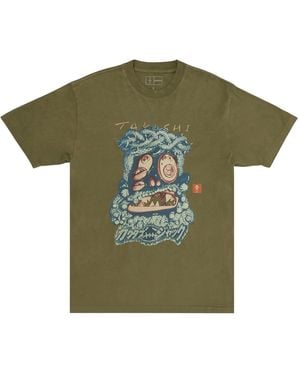 Travis Scott Cactus Jack X Takashi Murakami Melted Utopia Dream Zodiac T-Shirt Cpfm37" - Green
