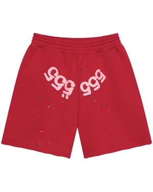 Sp5der Angel Number Short "Merlot" 421" - Red
