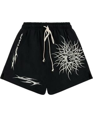 HELLSTAR Flame Yang Shorts Hsr159" - Black