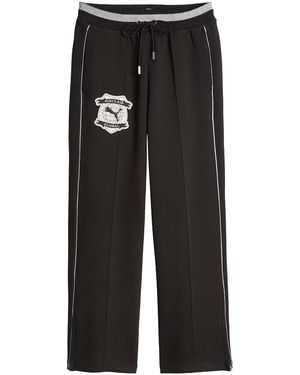 PUMA Sinclair T7 Relaxed Track Trousers 637585 01" - Black