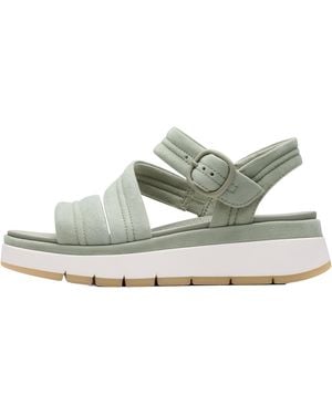 Clarks Tuscan Strap "Light Suede" 26181474" - Metallic