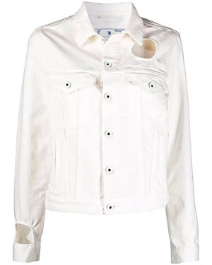 Off-White c/o Virgil Abloh Meteor Regular Jacket Owye027C99Den0020100" - Black