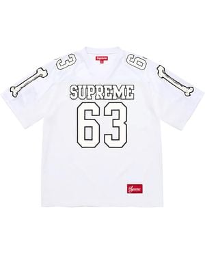 Supreme Bones Football Jersey "Fw25 - Black