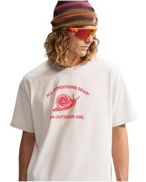 Nike Acg Dri-Fit T-Shirt "Light Orewood" Im6179 104" - Black