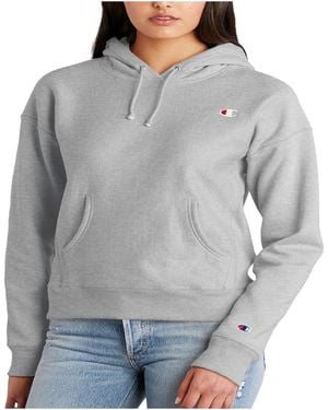 Champion Reverse Weave Fleece Pullover Hoodie "Oxford" Gf757 806" - Black