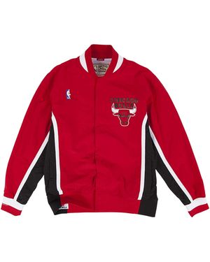 Mitchell & Ness Authentic Warm Up Jacket "Nba 1992-93 Chicago Bulls" Awjkgs18054 Cbuscar92" - Red