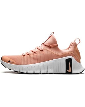Nike Free Metcon 6 "Apricot Agate" Fj7127 800" - Black