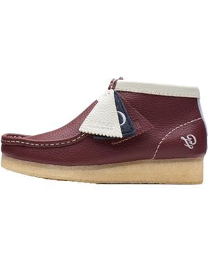 Clarks Wallabee "Burgundy" 26166098" - Black