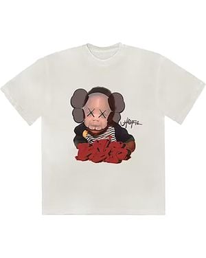 Travis Scott X Kaws Utopia I T-Shirt Tsuc45" - Black