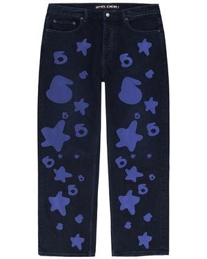 Sp5der Denim Beluga Jeans 627" - Blue