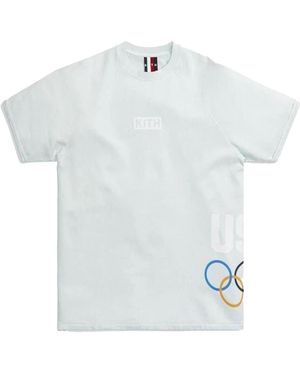 Kith Team Usa 5 Rings Howard T-Shirt "Glisten" 72" - Black