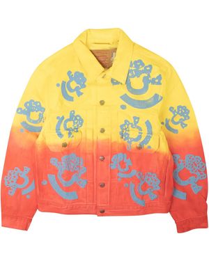 DENIM TEARS Bstroy Tears Type-2 Denim Trucker Jacket Dnt Xotw 0002" - Black