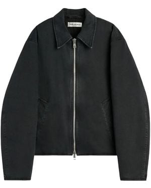 Our Legacy Slight Jacket "Enzyme Obsidian" M4261Seo" - Black