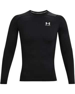 Under Armour Heatgear Compression Long Sleeve 1361524 001" - Black
