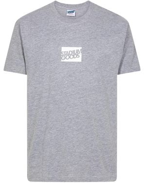 Stadium Goods Boxed Tilt Logo T-Shirt "Heather" Sgs0515" - Black