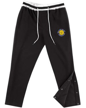 Mitchell & Ness Nba Reversed Fleece Tearaway Pant "Golden State Warriors - Black