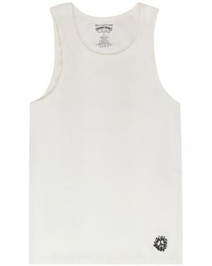DENIM TEARS Peace Wreath Tank Top Dt932" - Black