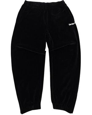 Sinclair Sexclair Velour Joggers Sgsvsb" - Black