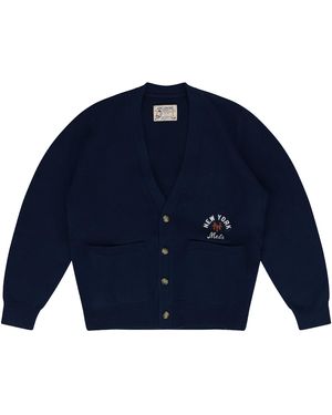 Aimé Leon Dore New York Mets Cardigan Ald Mtps 0186" - Blue