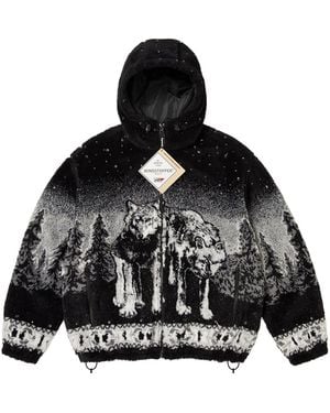 Supreme B.B. Simon Reversible Hooded Fleece Jacket "Fw25 - Black