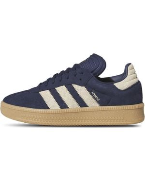 adidas Originals Samba Xlg "Night/Gum/Warm Vanilla" Jq2885" - Blue