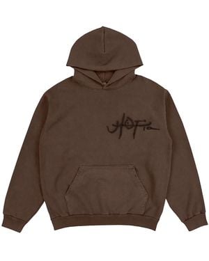 Travis Scott Utopia A2 Hooded Sweatshirt Tsuc85" - Brown