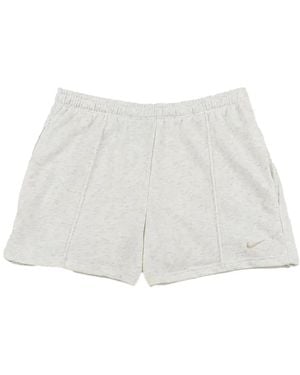 Nike Nsw Chill 4" French Terry Shorts "Birch Heather" Hf6940 051" - Black