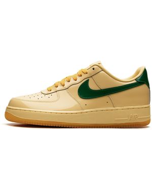 Nike Air Force 1 Low "Patent Leather Topaz Pine" Io4489 700" - Black