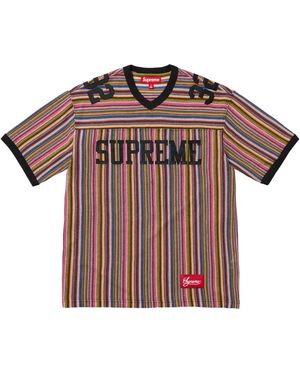 Supreme Open Knit Football Top "Ss25 - Black