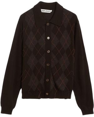 Our Legacy Evening Polo M4253Ep" - Black