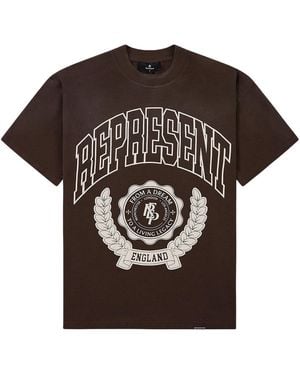 Represent Legacy Crest T-Shirt "Nero" Mlm100170 17" - Black
