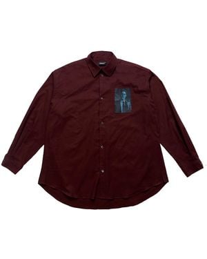 Undercover Twin Peaks Patch Shirt "Boredeaux" Uc2D44015"