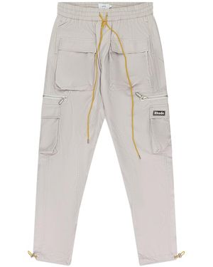 Rhude Cargo Trousers Rhss22Pa03016616 Ltg" - Black