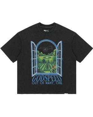 GODSPEED NEW YORK Helipad Dreams T-Shirt Gs370" - Black