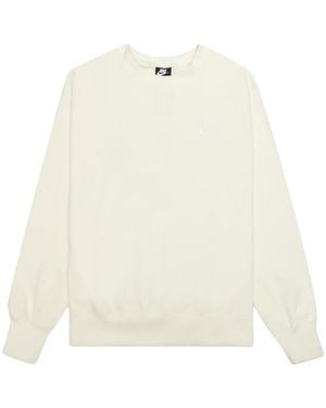 Nike Sportswear Classic Fleece Crew "Coconut Milk/Sail" Da0021 113" - Black