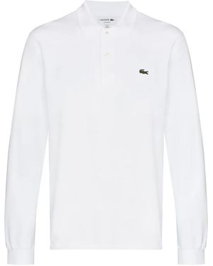 Lacoste Original L.12.12 Long Sleeve Cotton Polo L1312 51 001" - Black