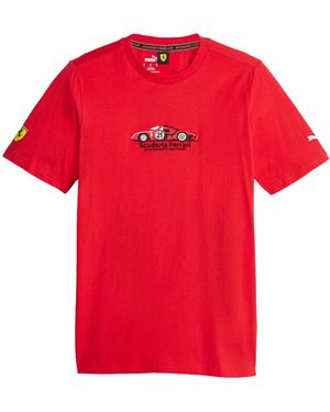 PUMA Ferrari Race Graphic Tee 1 620947 02" - Red