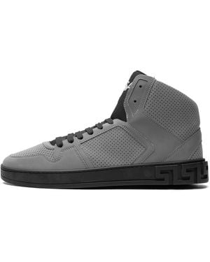 Versace Embossed High Top Dsu6444 Dtfcg Daf" - Black