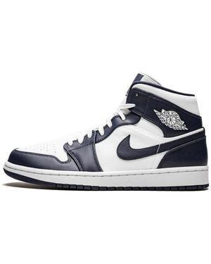 Nike Air 1 Mid "Obsidian" 554724 174" - Black