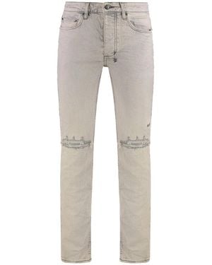 Ksubi Chitch Pluto Trashed Jeans Mfa24Dj046" - Black