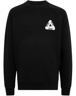 Palace Tri-Ferg Crewneck Pa0091" - Black