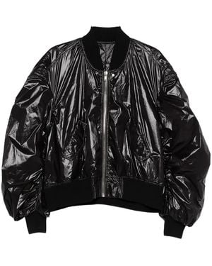 Rick Owens Secchia Flight Bomber Jacket Rp01F6744 N 09" - Black