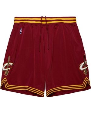 Mitchell & Ness Dark Shorts "Nba Cavaliers 2015" Bt10835 Ccabrgy" - Red